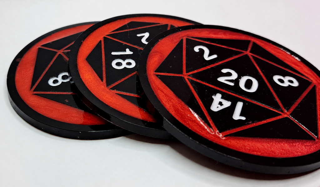 Dice Coaster Set